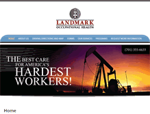 Tablet Screenshot of landmarkocchealth.com